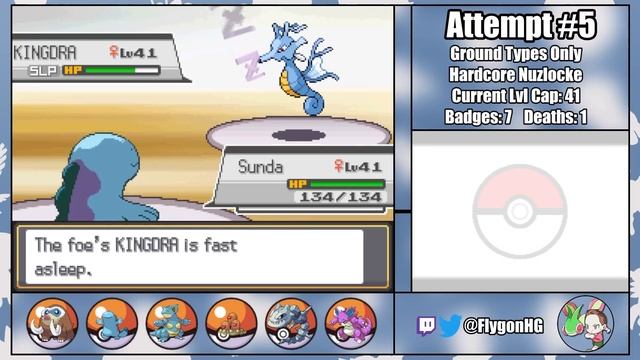 Pokémon HeartGold Hardcore Nuzlocke - Ground Types Only! (No items, no overleveling) смотреть онлайн