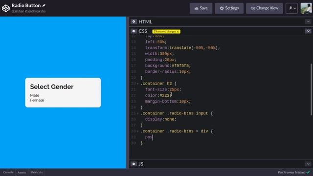 Create Custom Animated Radio Input Button using HTML & CSS смотреть онлайн