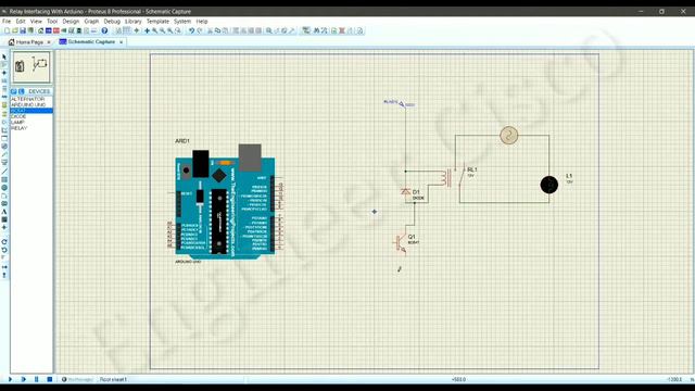 Relay interfacing with Arduino in Proteus 8 Professional || Proteus Simulation Based Project смотреть онлайн