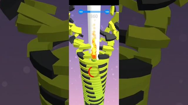 ИГРАЕМ В ИГРУ STACK-BALL смотреть онлайн