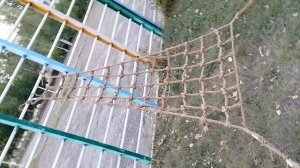 Сетка гладиаторская для лазания детей, спортивного развития