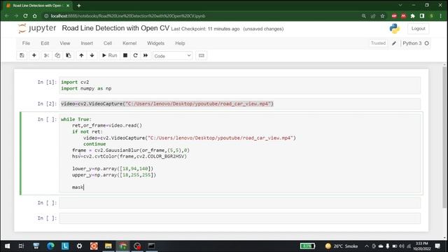 10 Min Tutorial Of OpenCV Python: Find Lanes For Self Driving Cars - Lane Detection | AISciences.io смотреть онлайн