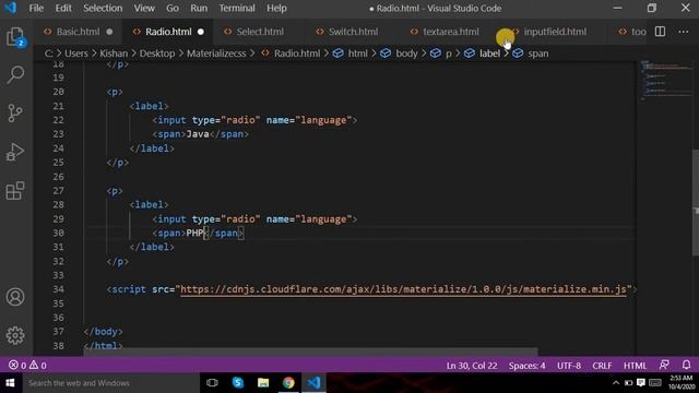 Materialize css radio button- #33 RadioButton смотреть онлайн
