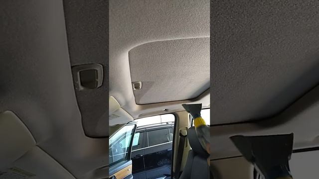 Химчистка потолка автомобиля специальным аппаратом. смотреть онлайн