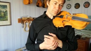Упражнения на скрипке для начинающих Ч. 1/8: как держать скрипку