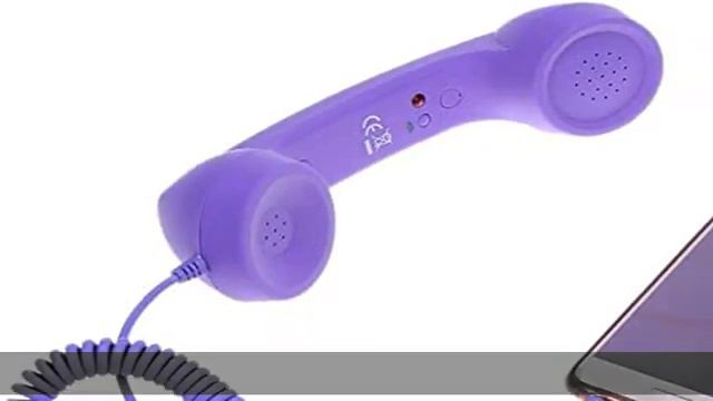 Retro Telefonhörer Lautsprecher Handset Mikrofon Hörer Headsets für Smartphones und Handys Tablet P смотреть онлайн