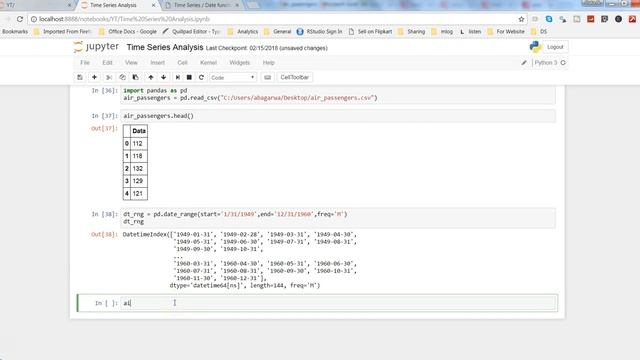 Python Data Analysis Tutorial | Pandas Tutorial | How to Create Time Series Date Ranges Manually смотреть онлайн