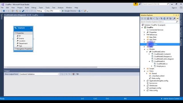 MVC crud (insert, update, delete) using entity framework Ver - 6.X смотреть онлайн