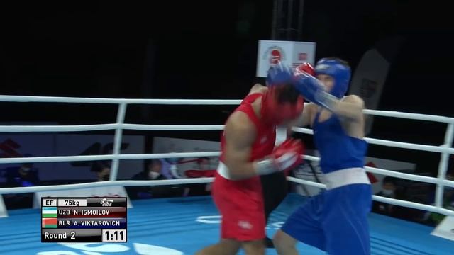 Kielce 2021 Session10A (M75kg) ISMOILOV Nurislom (UZB) vs VIKTAROVICH Andrei (BLR) смотреть онлайн