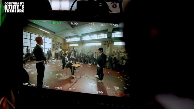 [Озвучка By ATINY'S TREASURE] Съёмки клипа ATEEZ - 'The Real (Heung Ver.)'