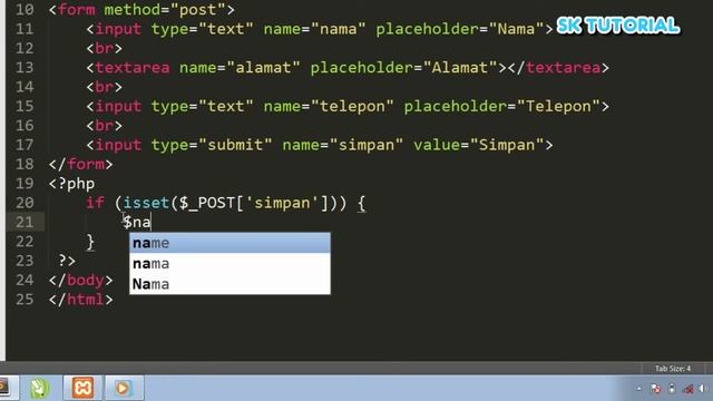 Tutorial CRUD PHP dan MYSQLI (Cread : Menambahkan data baru) смотреть онлайн