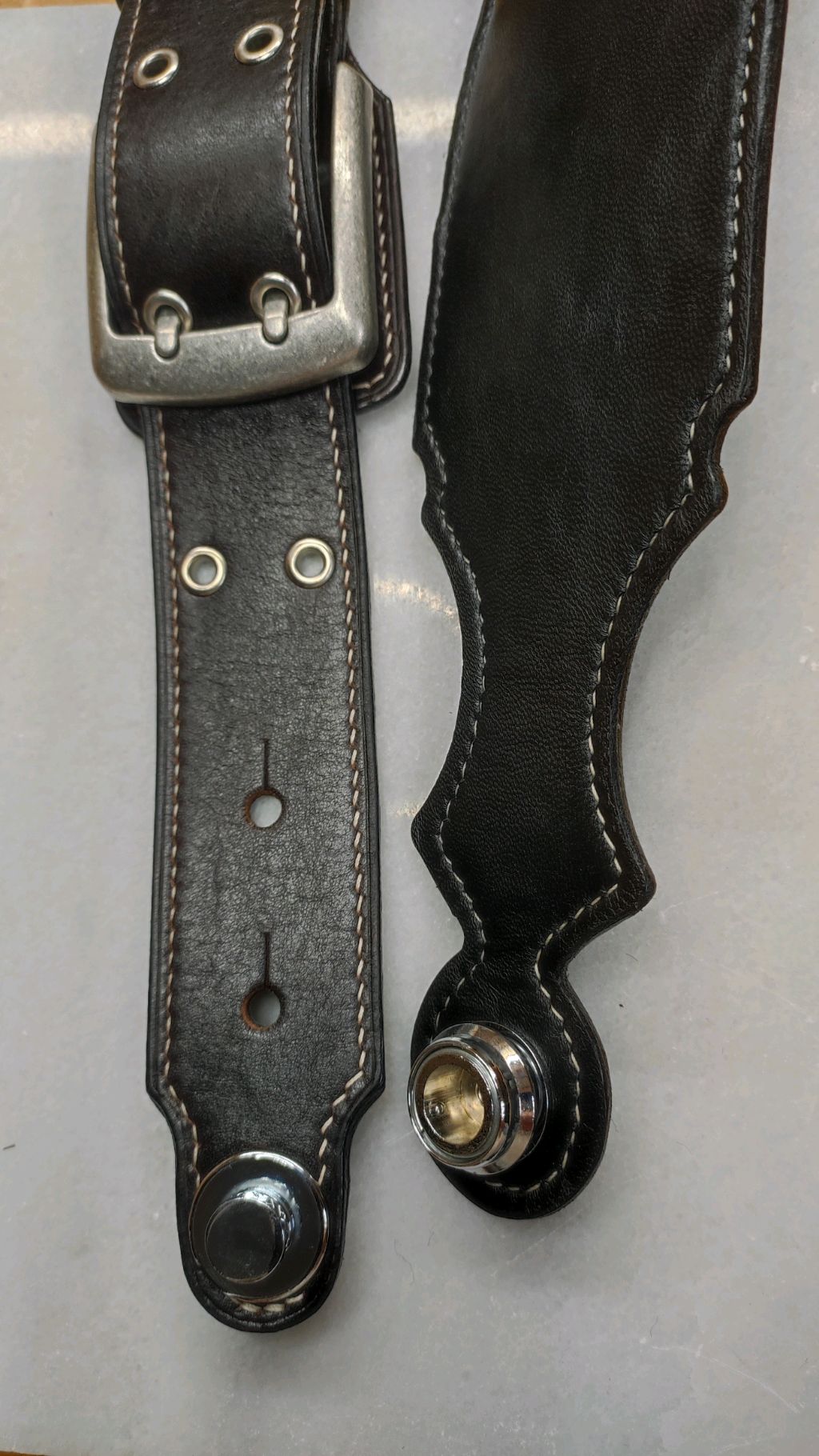 Кожаный ремень для гитары