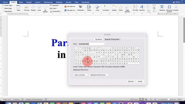 Paragraph Symbol in Word (MAC) смотреть онлайн