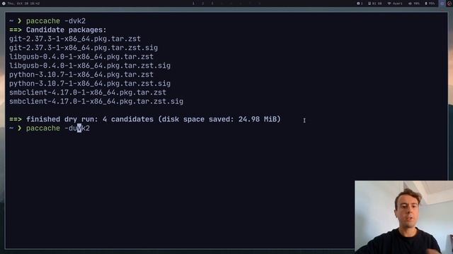 Pacman is BLOATING Up My System! (Cleaning the cache in Arch Linux) смотреть онлайн
