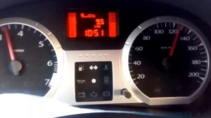 Испытание скоростной пары 0,756 пятой передачи, Лада Ларгус.