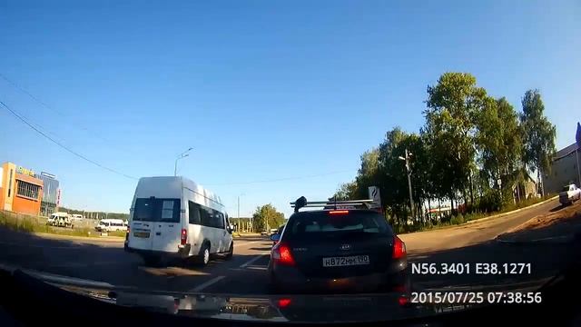 Москва - Сергиев Посад - Калязин / Moscow - Sergiyev Posad - Kalyazin 25/07/2015 (timelapse 4x)