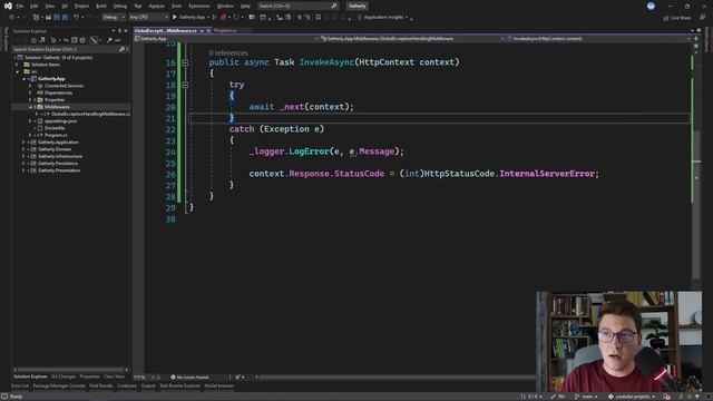 Elegant Global Error Handling Using Middleware In ASP.NET Core смотреть онлайн