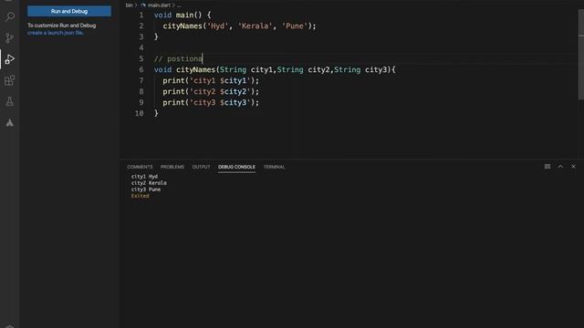 #20 - Dart Positional Optional Parameters in Functions | Dart Programming language Tutorials telug смотреть онлайн