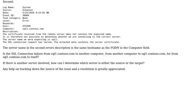 DevOps & SysAdmins: Schannel Event ID 36888 and 36884 Certificate Error смотреть онлайн