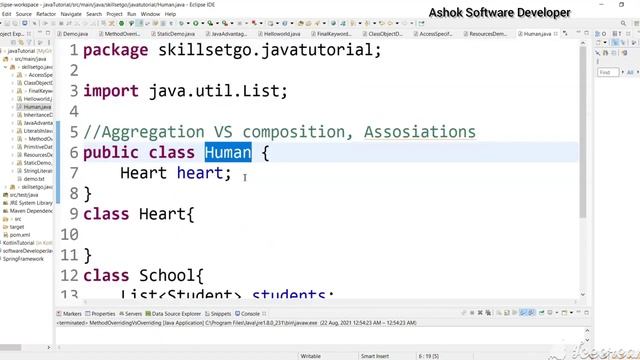Java Interview: JAVA Composition VS Aggregation Association in Java Explained in Telugu смотреть онлайн