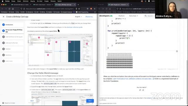 DSC Istanbul Üniversitesi Android Study Jam Kotlin Basics смотреть онлайн