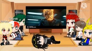 Mha reacts to ghost rider (part .1) ||Gacha Club ||