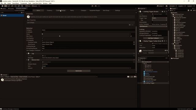 04. Item & Inventory System: Crafting смотреть онлайн