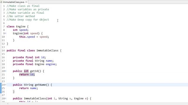 Java Tutorials : Create Immutable class in Java смотреть онлайн