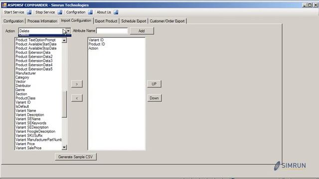 AspDotNetStoreFront Commander CSV/EXCEL Import & Export Utility Simrun Technologies смотреть онлайн