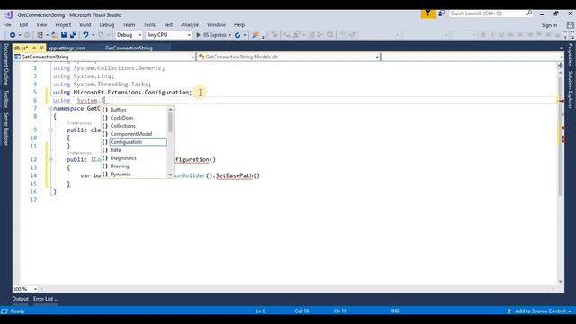 How to Get Connection string from Appsettings.json in ASP.NET CORE | Part-2 смотреть онлайн