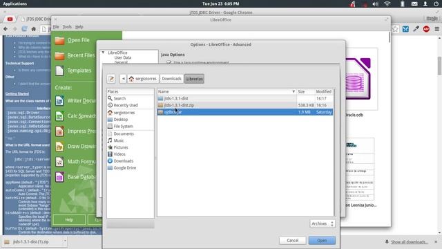 Configurar una conexión JDBC en LibreOffice Base смотреть онлайн