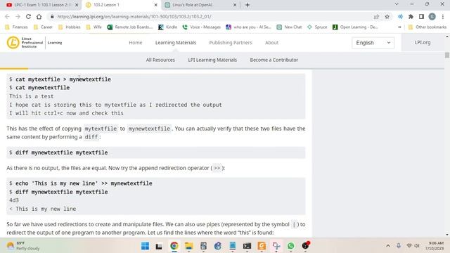 LPIC-1 Exam 1: 103.2 Lesson 1: Part 1 смотреть онлайн