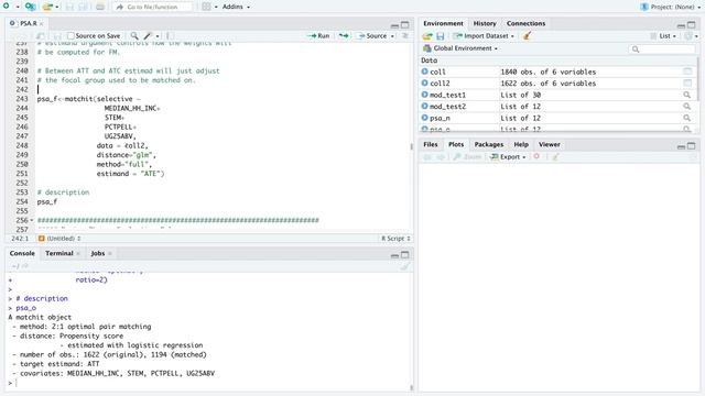 Propensity Score Analysis in R with Nearest Neighbor, Optimal Pair, and Optimal Full Matching смотреть онлайн