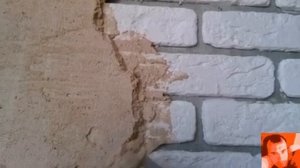 Декоративная штукатурка. Кирпич под штукатуркой в стиле лофт.