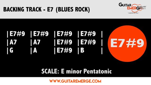 Backing Track - E7 (Blues Rock) смотреть онлайн