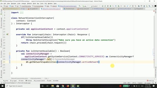 #18 Android MVVM Architecture Tutorial - activeNetworkInfo Deprecated смотреть онлайн