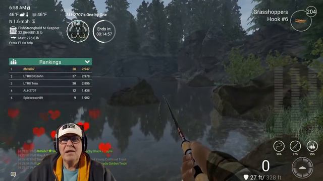 FISHING PLANET- (ENG) ROCKY LAKE ONE BY ONE FIRST PLACE смотреть онлайн