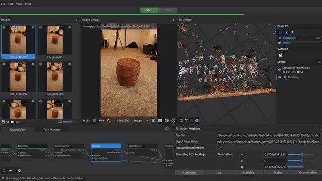 Convert Photo To 3D Model - Free Software Meshroom