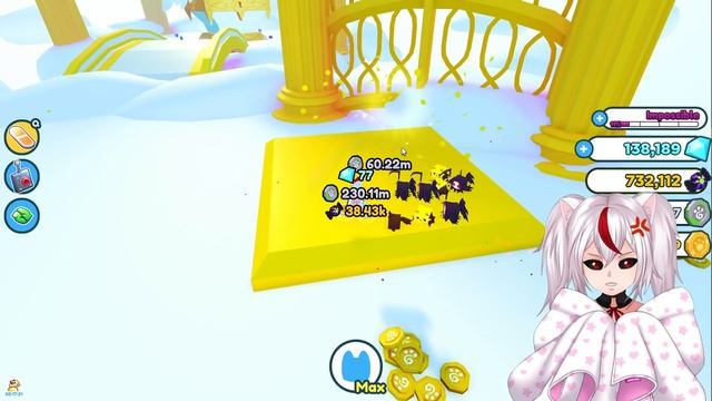 КОШКА ВЫБИВАЕТ РЕДКИХ ПЕТОВ в РОБЛОКС! ?? Симулятор питомцев Pet Simulator X смотреть онлайн