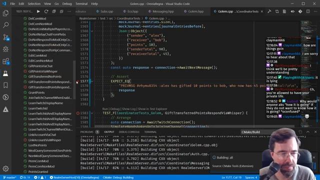 0246 [ C++ ] Omnia Regna -- Fixing chat bot integration смотреть онлайн