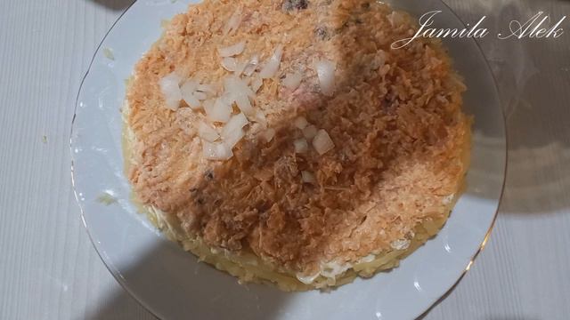 MİMOZA SALATININ HAZIRLANMASI KLASSİK MİMOZA SALATI | CLASSIC MIMOZA SALAD RECIPE