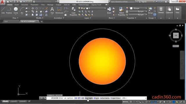 How to Fix UCS Icon in AutoCAD 2018 смотреть онлайн