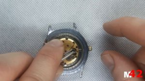 ЛУЧ 2209 -Как вытащить заводную головку из наручных  механических часов ЛУЧ