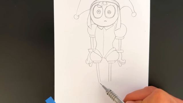 Como Dibujar a POMNI de The Amazing Digital Circus | how to draw pomni from tadc | CunsArt смотреть онлайн