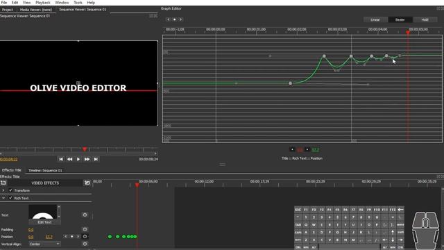 Olive Video Editor - Graph Editor