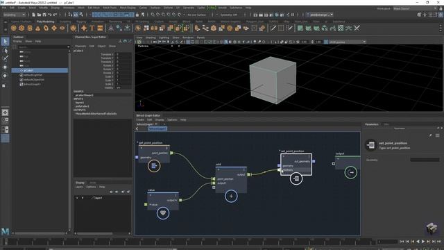 Maya Tutorial : Bifrost Graph Nodes Simplified P1 смотреть онлайн