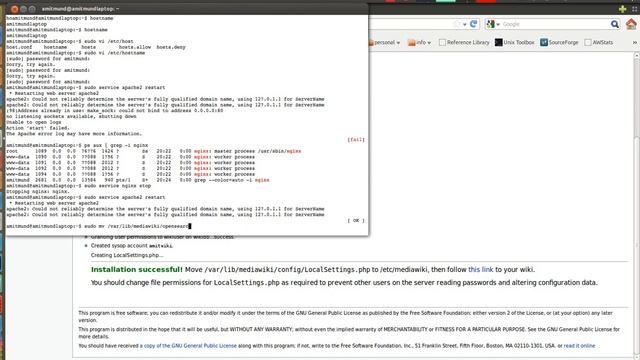 How to install mediawiki on ubuntu.ogv смотреть онлайн