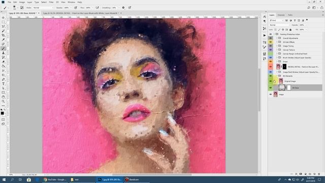 Painting Photoshop Action guide смотреть онлайн