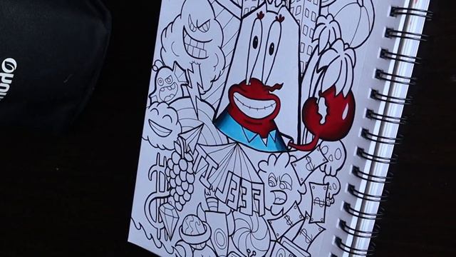 Using Every Alcohol Marker in My Set To Make a Dope Doodle! смотреть онлайн