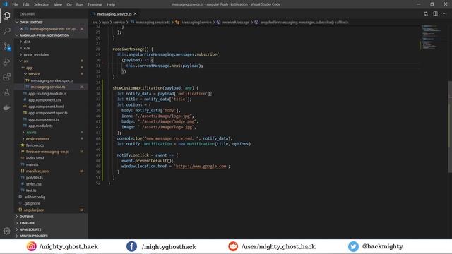Angular Custom Messaging Push Notifications ? Part 2 смотреть онлайн